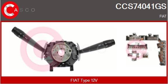 Casco CCS74041GS - Leva devio guida www.autoricambi360.it