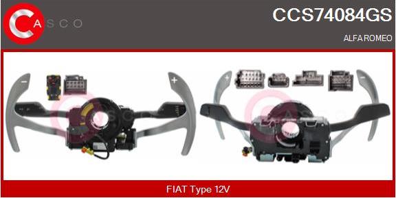 Casco CCS74084GS - Leva devio guida www.autoricambi360.it