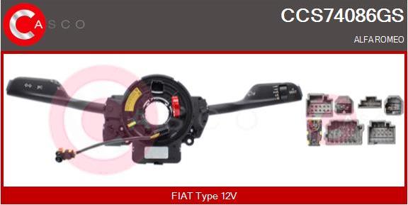 Casco CCS74086GS - Leva devio guida www.autoricambi360.it