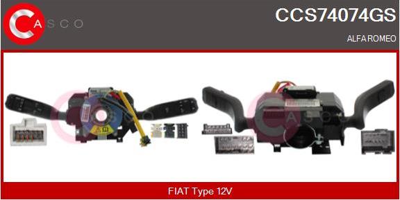 Casco CCS74074GS - Leva devio guida www.autoricambi360.it