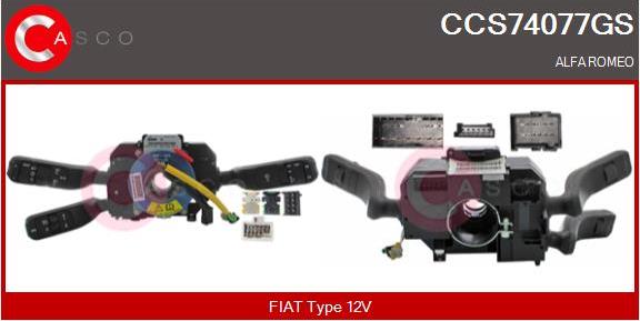 Casco CCS74077GS - Leva devio guida www.autoricambi360.it