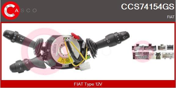Casco CCS74154GS - Leva devio guida www.autoricambi360.it