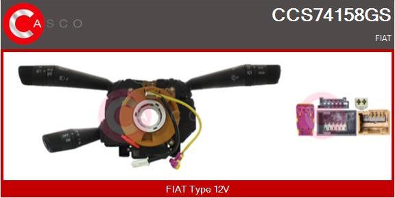 Casco CCS74158GS - Leva devio guida www.autoricambi360.it