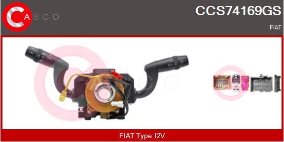 Casco CCS74169GS - Leva devio guida www.autoricambi360.it