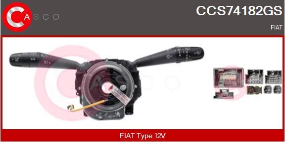 Casco CCS74182GS - Leva devio guida www.autoricambi360.it