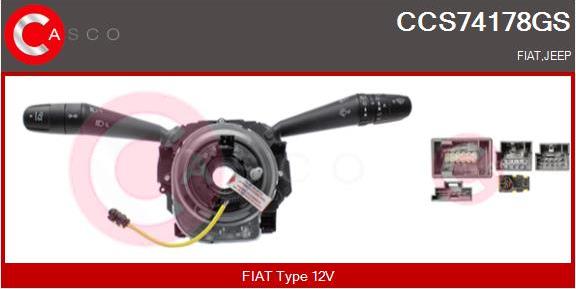 Casco CCS74178GS - Leva devio guida www.autoricambi360.it
