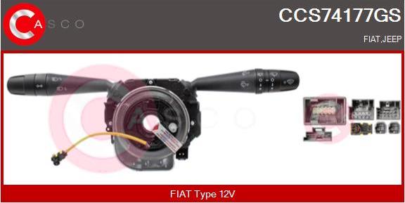 Casco CCS74177GS - Leva devio guida www.autoricambi360.it