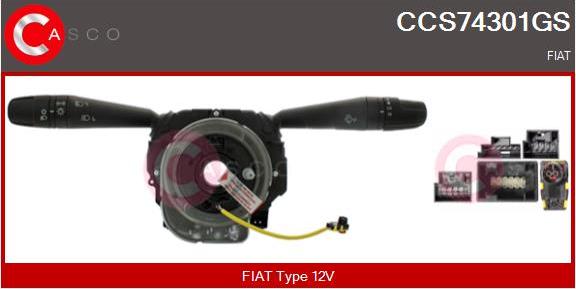 Casco CCS74301GS - Leva devio guida www.autoricambi360.it