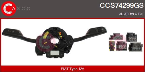 Casco CCS74299GS - Leva devio guida www.autoricambi360.it