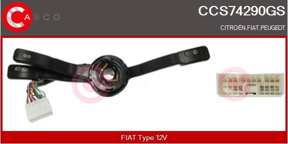 Casco CCS74290GS - Leva devio guida www.autoricambi360.it
