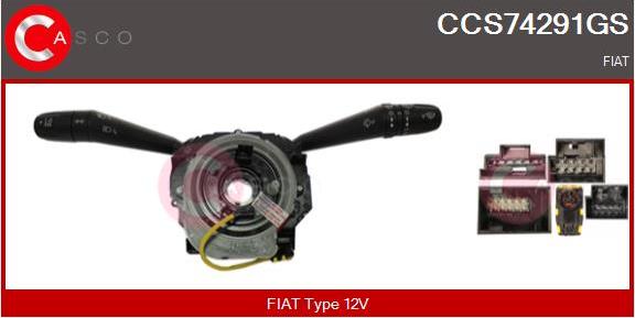 Casco CCS74291GS - Leva devio guida www.autoricambi360.it