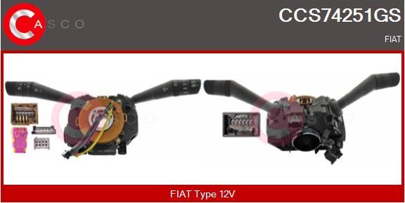Casco CCS74251GS - Leva devio guida www.autoricambi360.it