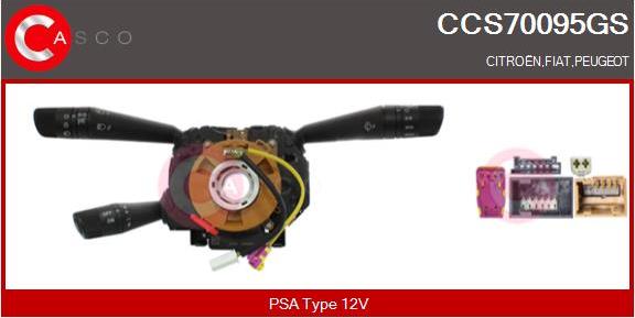 Casco CCS70095GS - Leva devio guida www.autoricambi360.it