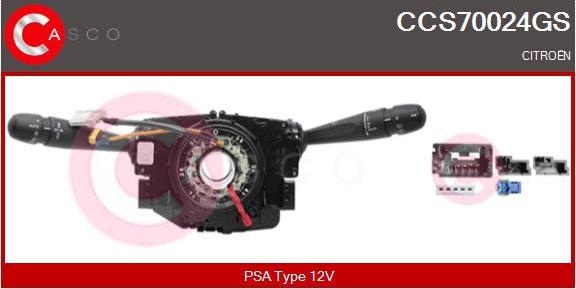 Casco CCS70024GS - Leva devio guida www.autoricambi360.it