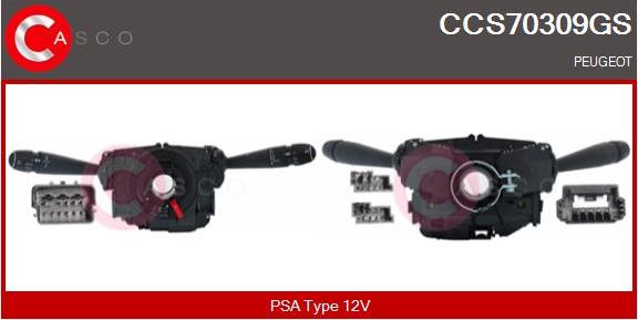 Casco CCS70309GS - Leva devio guida www.autoricambi360.it