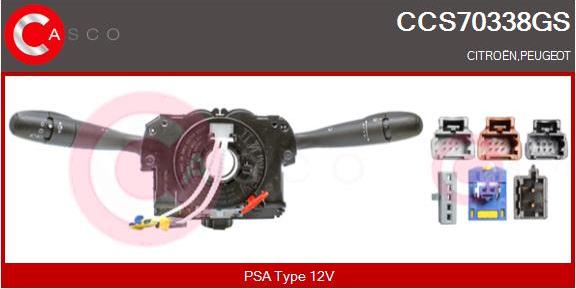 Casco CCS70338GS - Leva devio guida www.autoricambi360.it