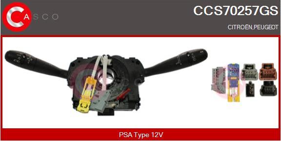Casco CCS70257GS - Leva devio guida www.autoricambi360.it
