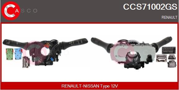 Casco CCS71002GS - Leva devio guida www.autoricambi360.it
