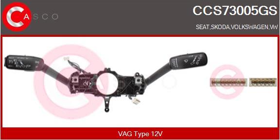 Casco CCS73005GS - Leva devio guida www.autoricambi360.it