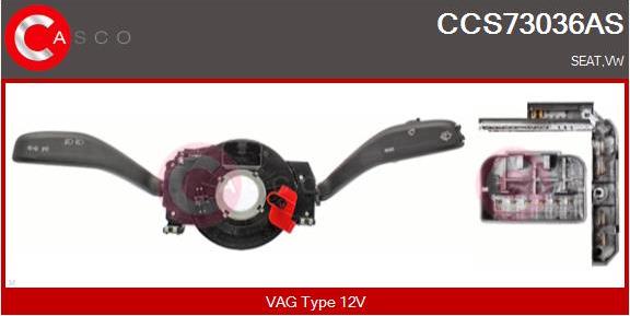 Casco CCS73036AS - Leva devio guida www.autoricambi360.it