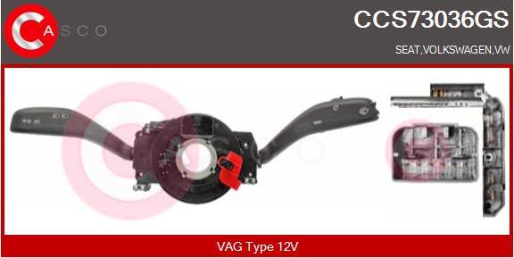 Casco CCS73036GS - Leva devio guida www.autoricambi360.it