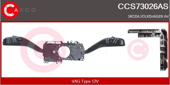 Casco CCS73026AS - Leva devio guida www.autoricambi360.it