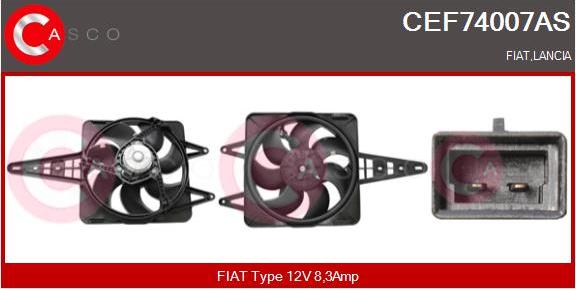 Casco CEF74007AS - Elettromotore, Ventola radiatore www.autoricambi360.it