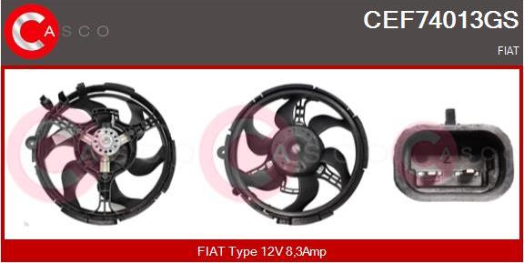 Casco CEF74013GS - Elettromotore, Ventola radiatore www.autoricambi360.it