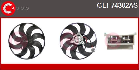 Casco CEF74302AS - Ventola, Raffreddamento motore www.autoricambi360.it