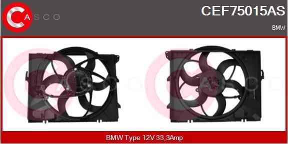 Casco CEF75015AS - Elettromotore, Ventola radiatore www.autoricambi360.it