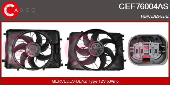 Casco CEF76004AS - Elettromotore, Ventola radiatore www.autoricambi360.it