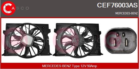 Casco CEF76003AS - Elettromotore, Ventola radiatore www.autoricambi360.it
