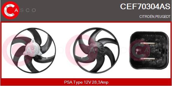 Casco CEF70304AS - Elettromotore, Ventola radiatore www.autoricambi360.it