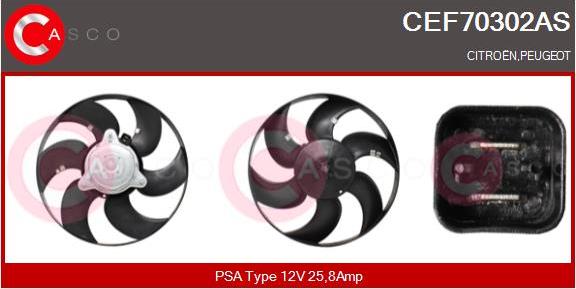 Casco CEF70302AS - Ventola, Raffreddamento motore www.autoricambi360.it