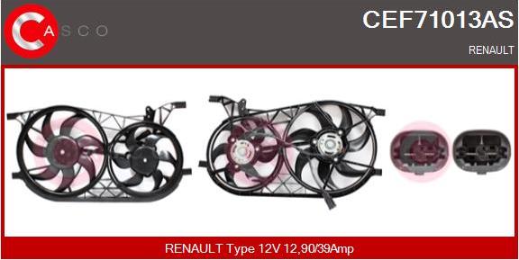 Casco CEF71013AS - Elettromotore, Ventola radiatore www.autoricambi360.it