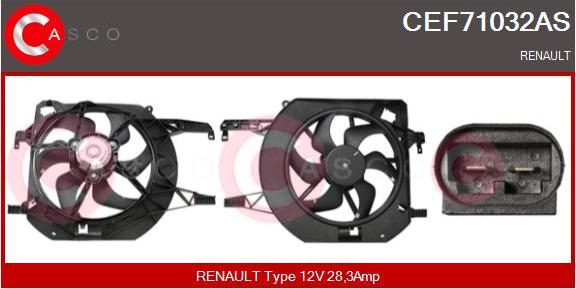 Casco CEF71032AS - Elettromotore, Ventola radiatore www.autoricambi360.it