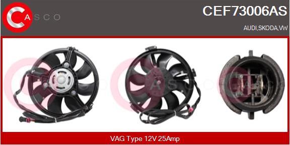 Casco CEF73006AS - Elettromotore, Ventola radiatore www.autoricambi360.it