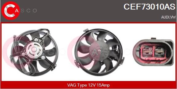 Casco CEF73010AS - Elettromotore, Ventola radiatore www.autoricambi360.it
