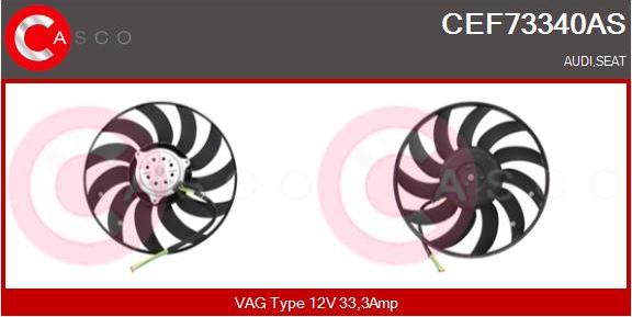 Casco CEF73340AS - Ventola, Raffreddamento motore www.autoricambi360.it