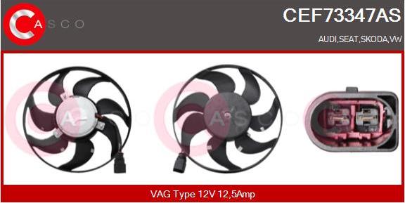 Casco CEF73347AS - Ventola, Raffreddamento motore www.autoricambi360.it