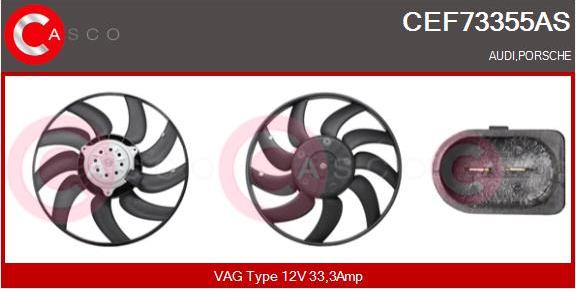 Casco CEF73355AS - Ventola, Raffreddamento motore www.autoricambi360.it