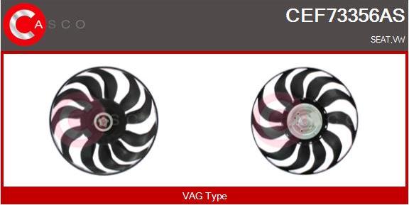 Casco CEF73356AS - Ventola, Raffreddamento motore www.autoricambi360.it