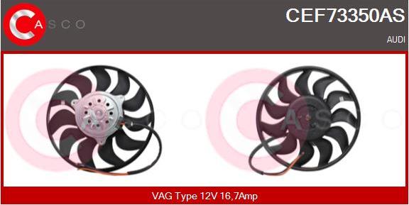 Casco CEF73350AS - Ventola, Raffreddamento motore www.autoricambi360.it