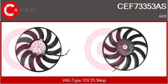 Casco CEF73353AS - Ventola, Raffreddamento motore www.autoricambi360.it