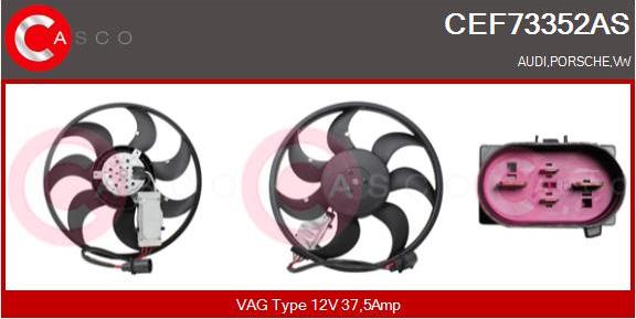 Casco CEF73352AS - Ventola, Raffreddamento motore www.autoricambi360.it