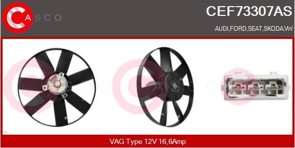 Casco CEF73307AS - Ventola, Raffreddamento motore www.autoricambi360.it