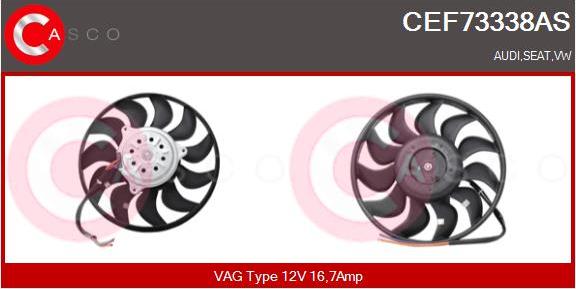 Casco CEF73338AS - Ventola, Raffreddamento motore www.autoricambi360.it