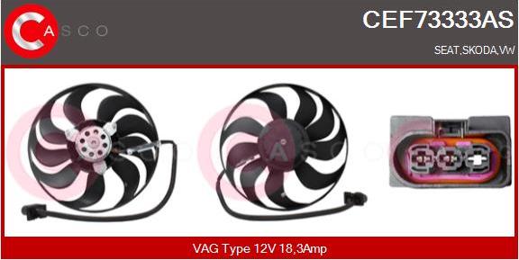 Casco CEF73333AS - Ventola, Raffreddamento motore www.autoricambi360.it