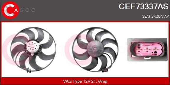 Casco CEF73337AS - Ventola, Raffreddamento motore www.autoricambi360.it