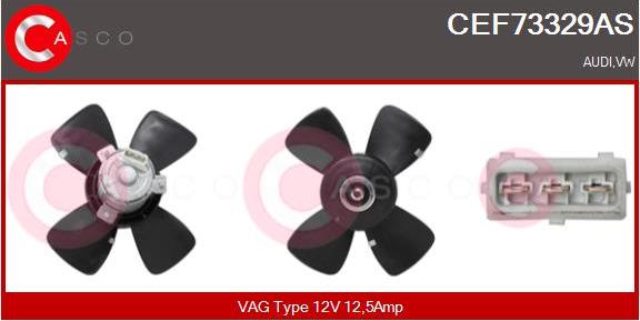 Casco CEF73329AS - Ventola, Raffreddamento motore www.autoricambi360.it